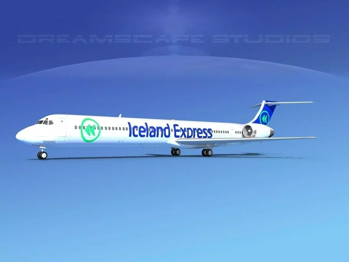 McDonnell Douglas MD-90 Iceland Express 3D model