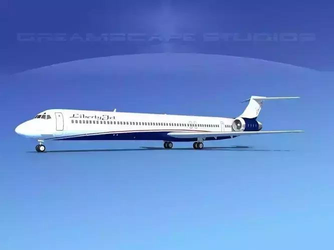 McDonnell Douglas MD-90 Liberty Jet 3D model