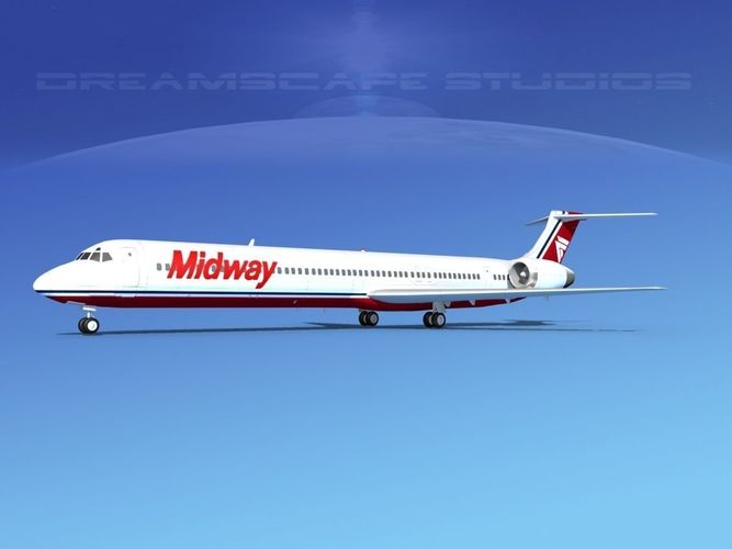 McDonnell Douglas MD-90 Midway 3D model