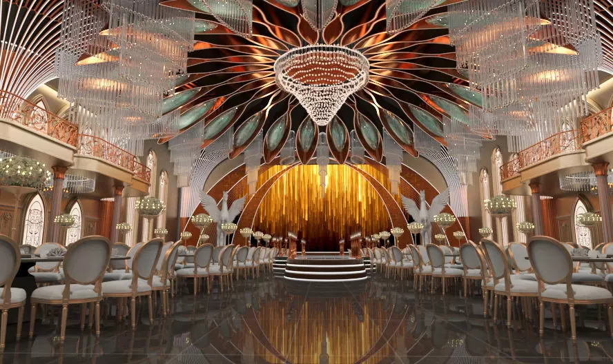 Banquet Hall 3D model