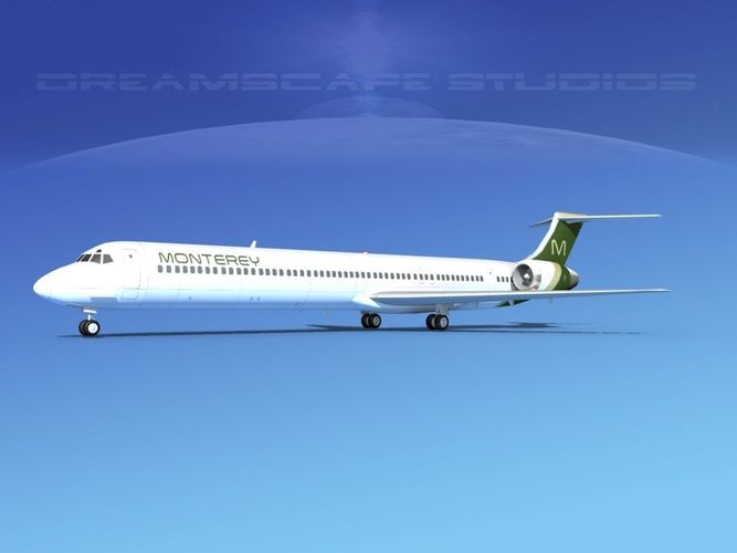 McDonnell Douglas MD-90 Monterey Charters 3D model