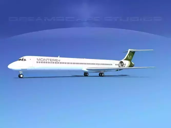 McDonnell Douglas MD-90 Monterey Charters 3D model