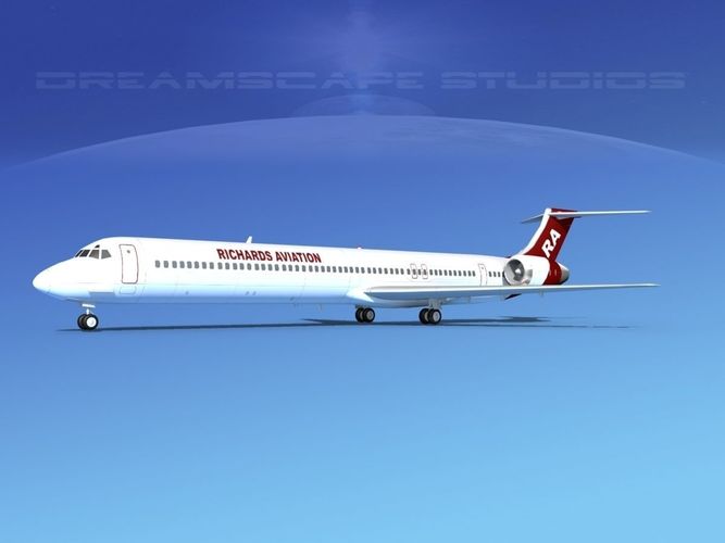 McDonnell Douglas MD-90 Richard Aviation 3D model