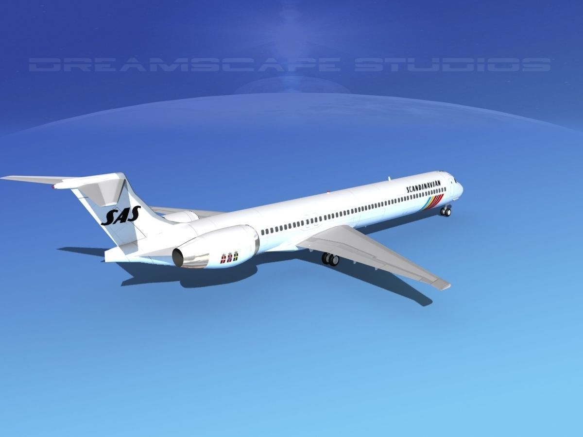 McDonnell Douglas MD-90 SAS 3D model_5
