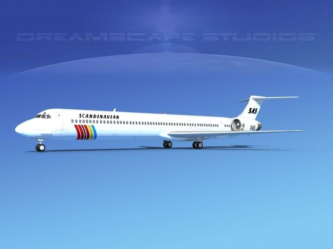 McDonnell Douglas MD-90 SAS 3D model