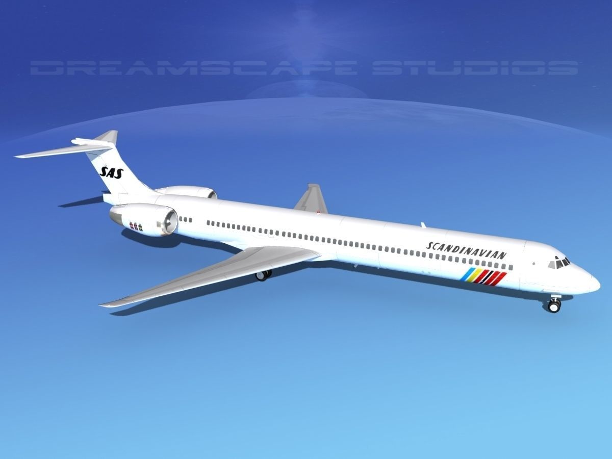 McDonnell Douglas MD-90 SAS 3D model_7