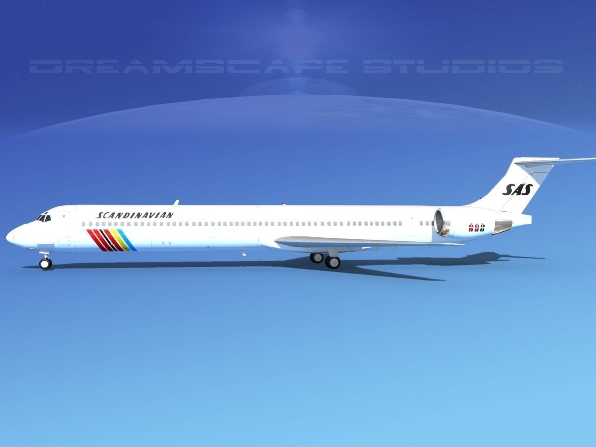McDonnell Douglas MD-90 SAS 3D model_2
