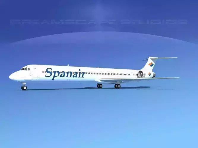 McDonnell Douglas MD-90 Spanair 3D model