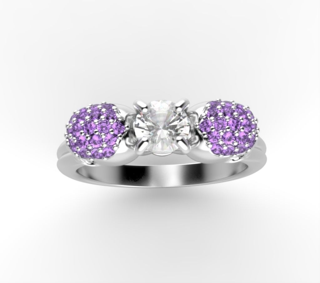 0529 Skull Ring - fashion  3D print model_2