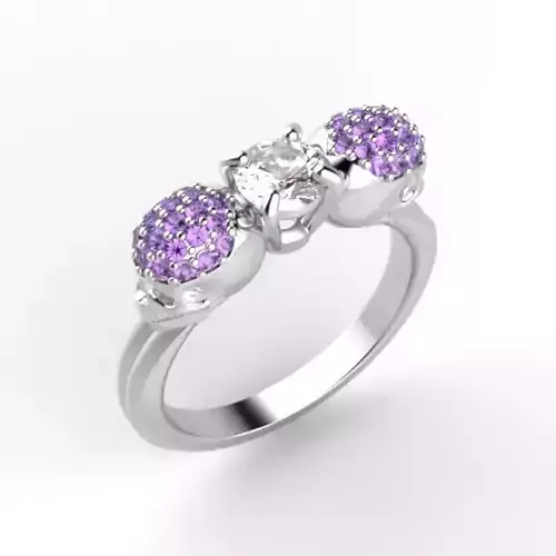 0529 Skull Ring - fashion  3D print model