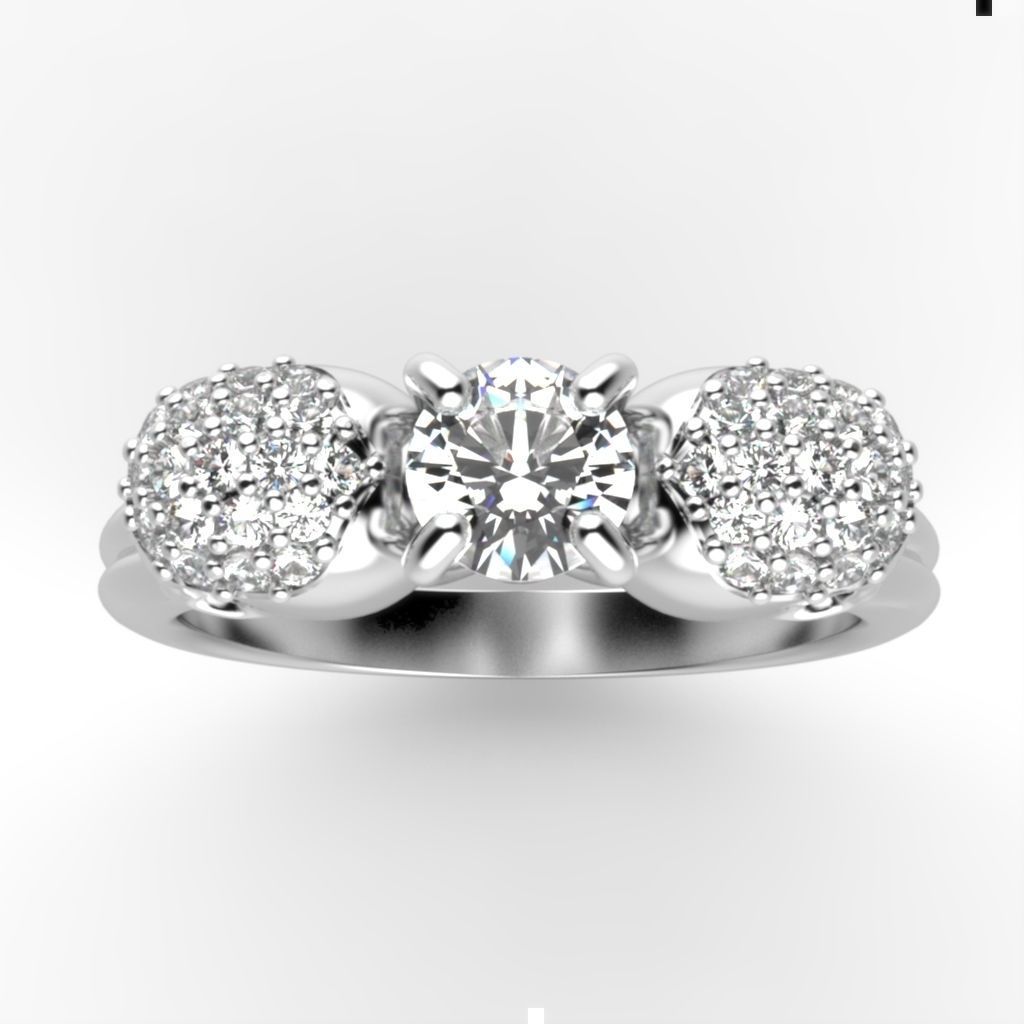 0529 Skull Ring - fashion  3D print model_5