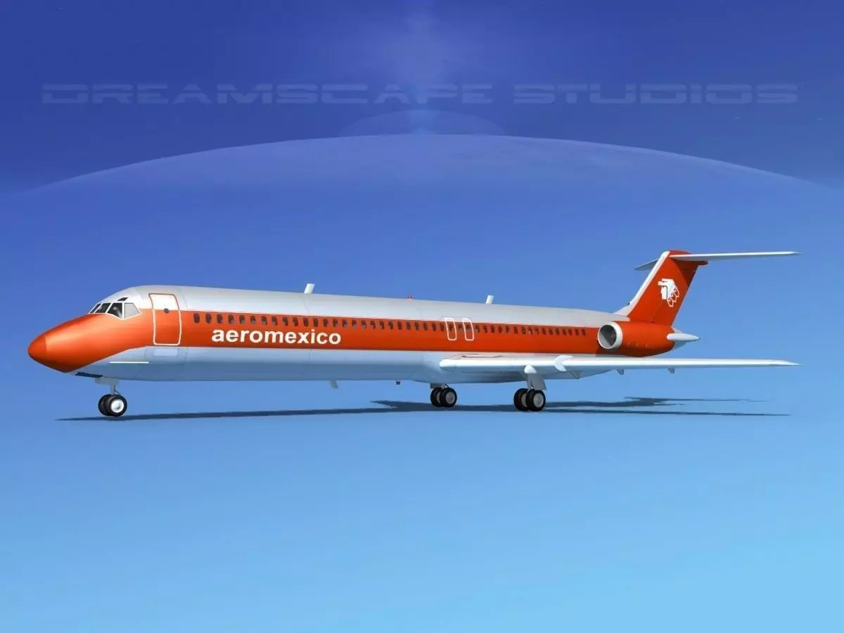 Douglas DC-9-50 Aero Mexico 3D model