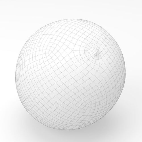 Galia melon 3D model 6