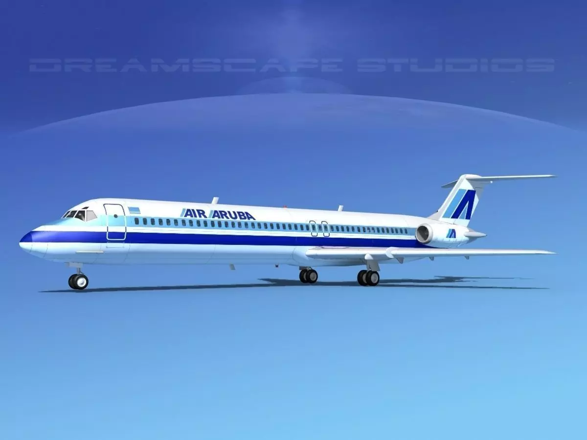 Douglas DC-9-50 Air Aruba 3D model