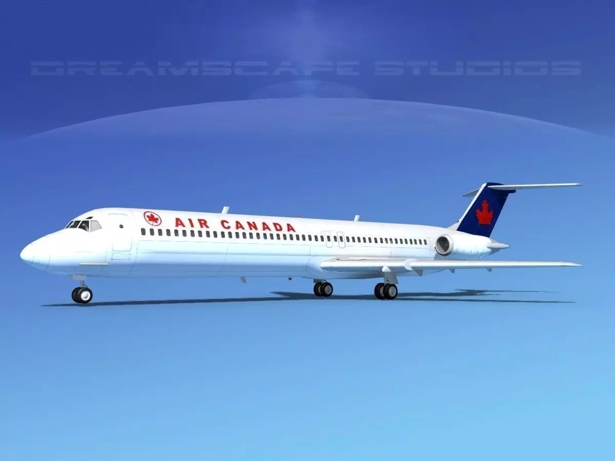 Douglas DC-9-50 Air Canada 3D model