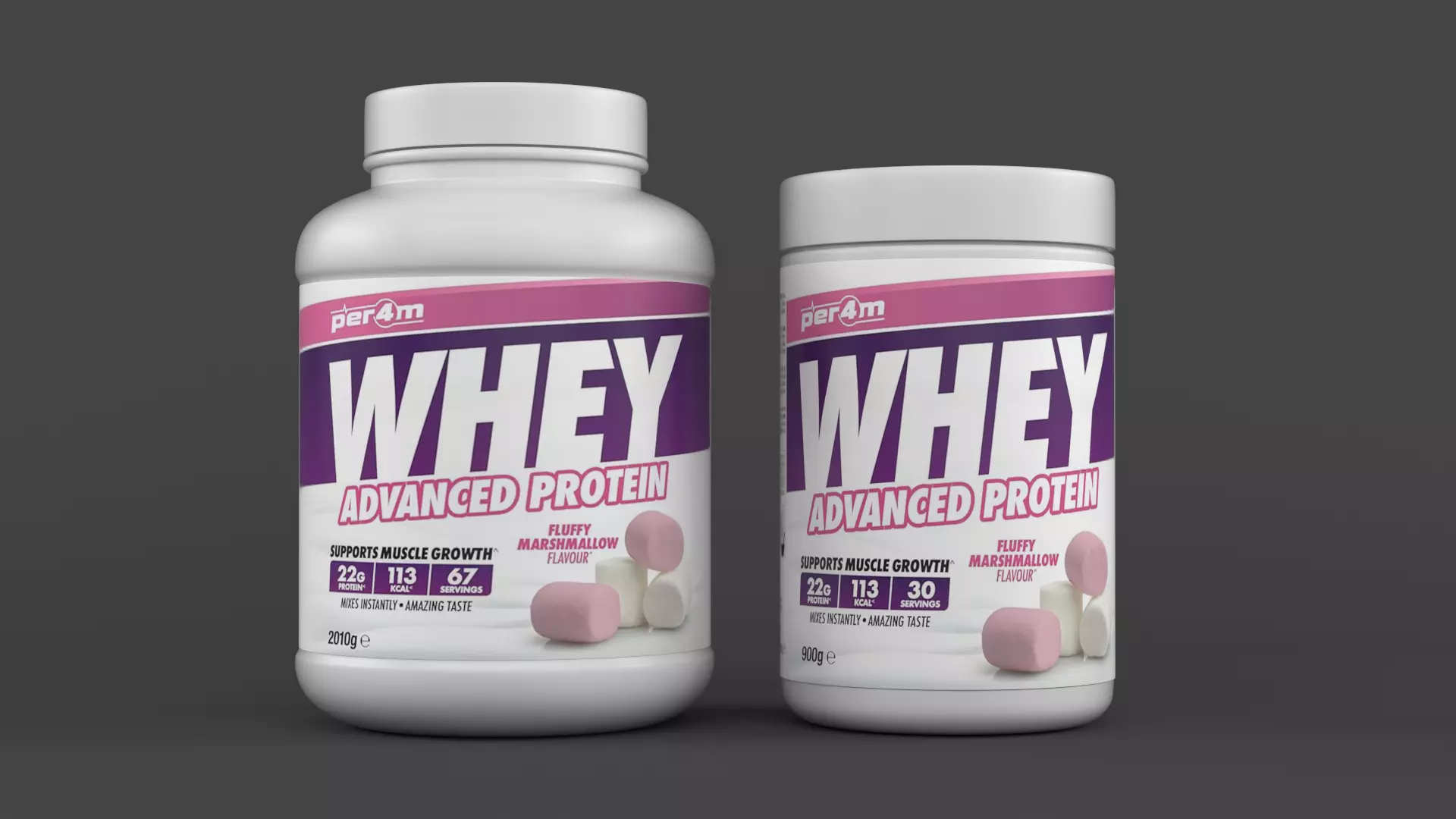 Protein Powder 3D model