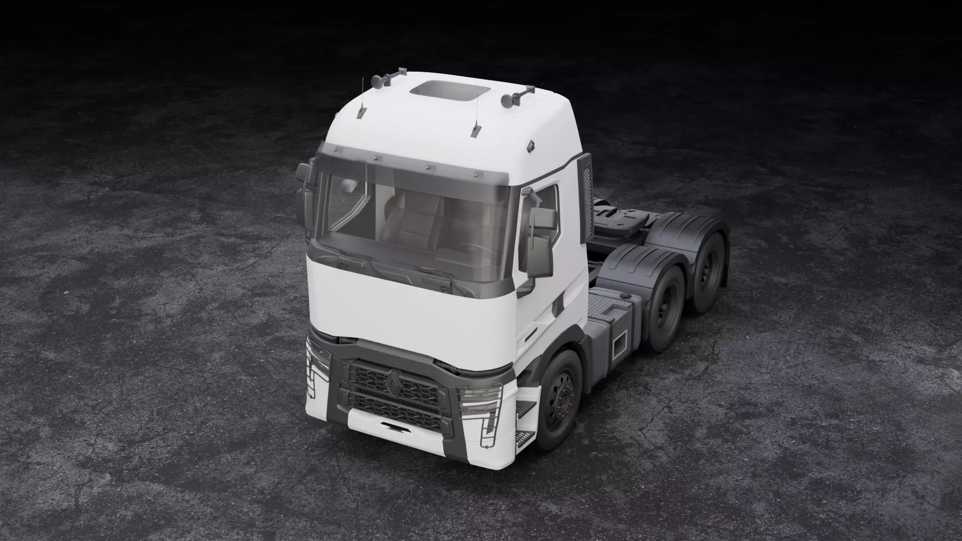 Renault Trucks C 440 8x4 Tipper 2025 X T 3D Model 3D model