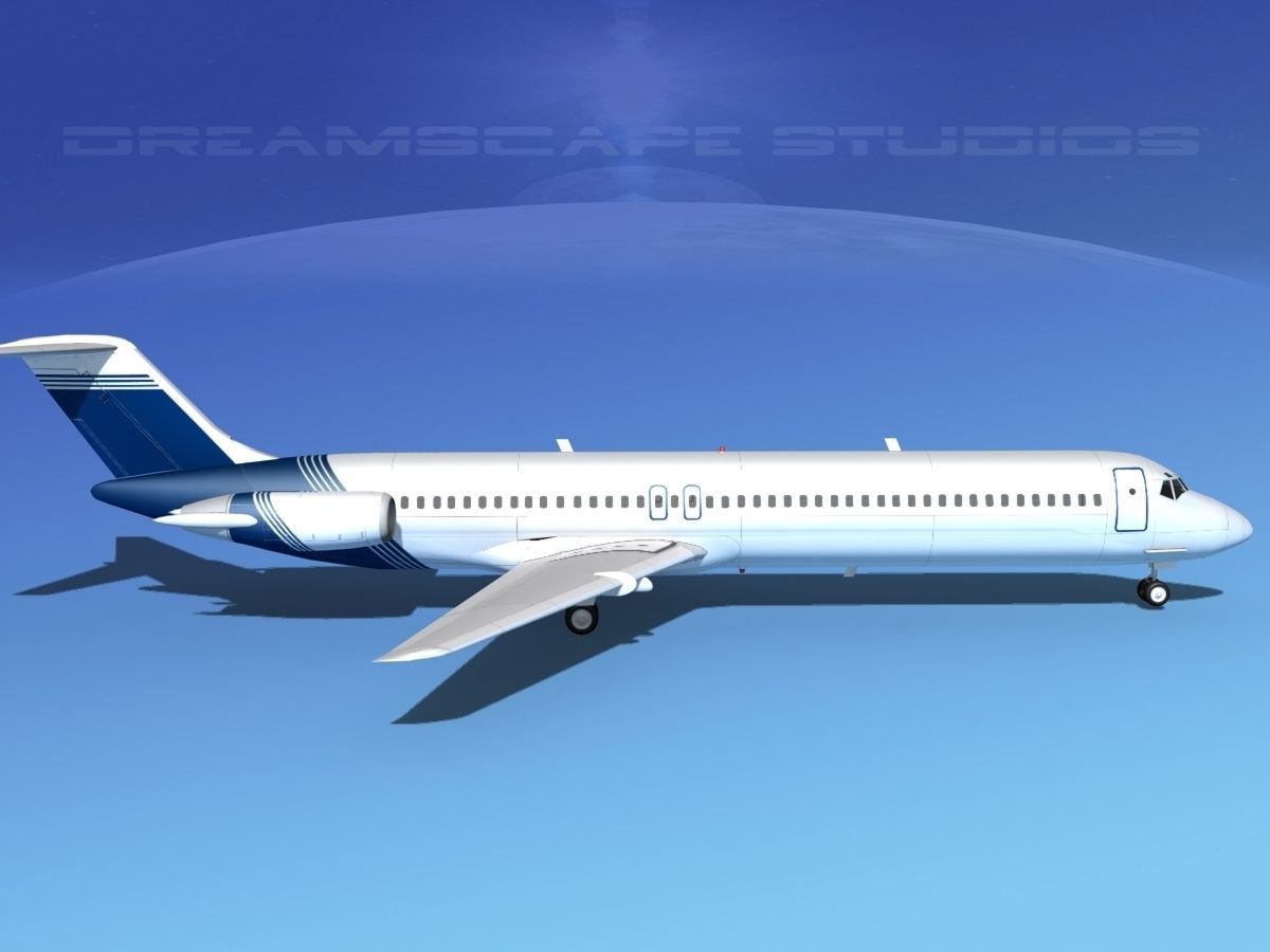 Douglas DC-9-50 Executive 1 3D model_4
