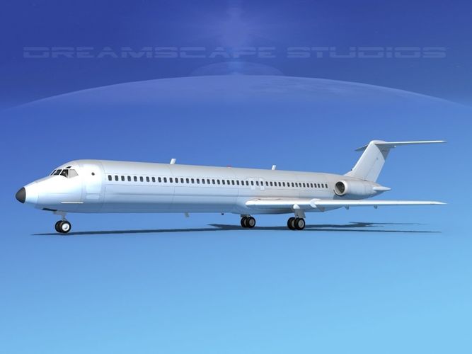 Douglas DC-9-50 Executive 4 3D model