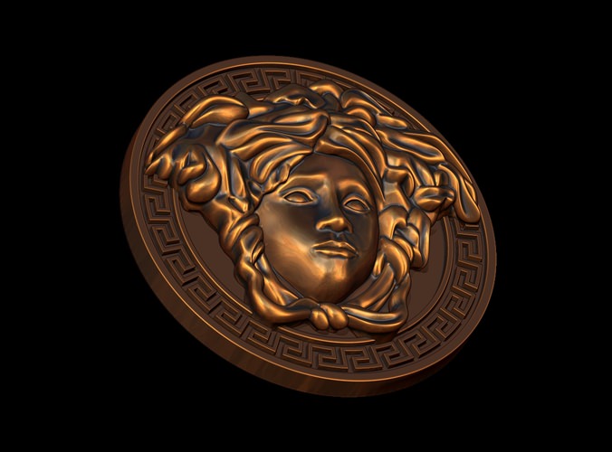 bottle medical model 3d printable .3dm .iges .igs .ige 3D 3D Model Versace .stl Logo