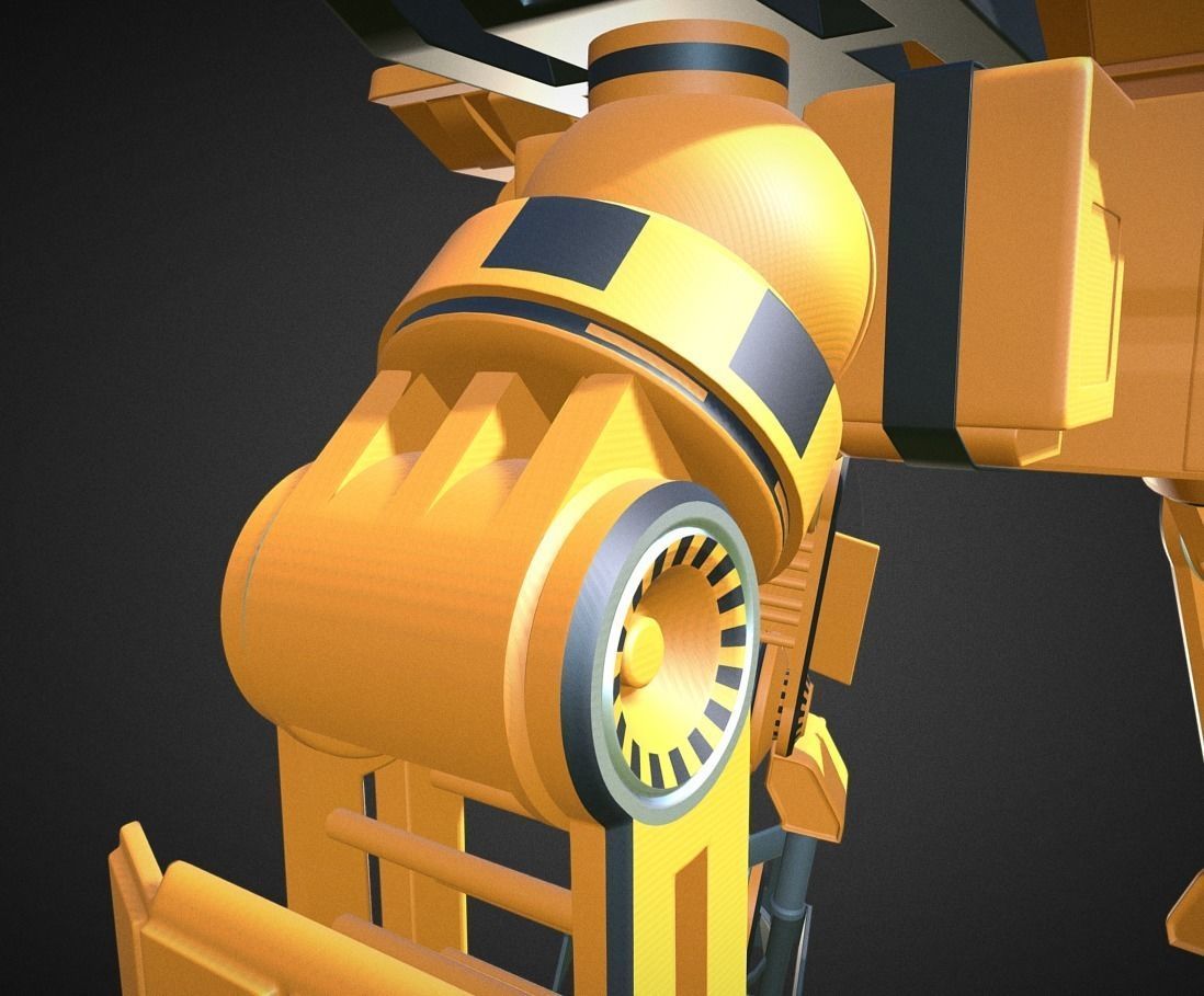 Futuristic Trike High Poly Version 5 3D model_4