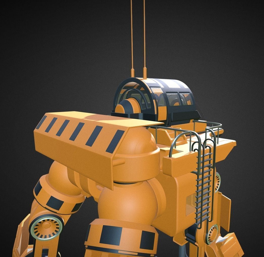 Futuristic Trike High Poly Version 5 3D model_11