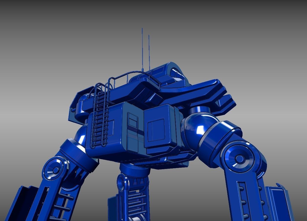 Futuristic Trike High Poly Version 5 3D model_20