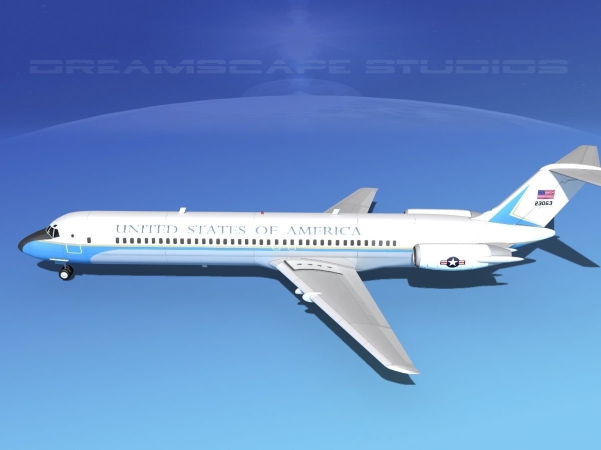 Douglas VC-9C US Government 3D model_9