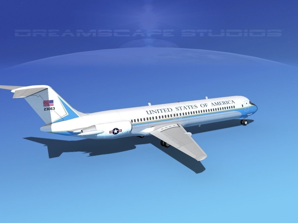 Douglas VC-9C US Government 3D model_5