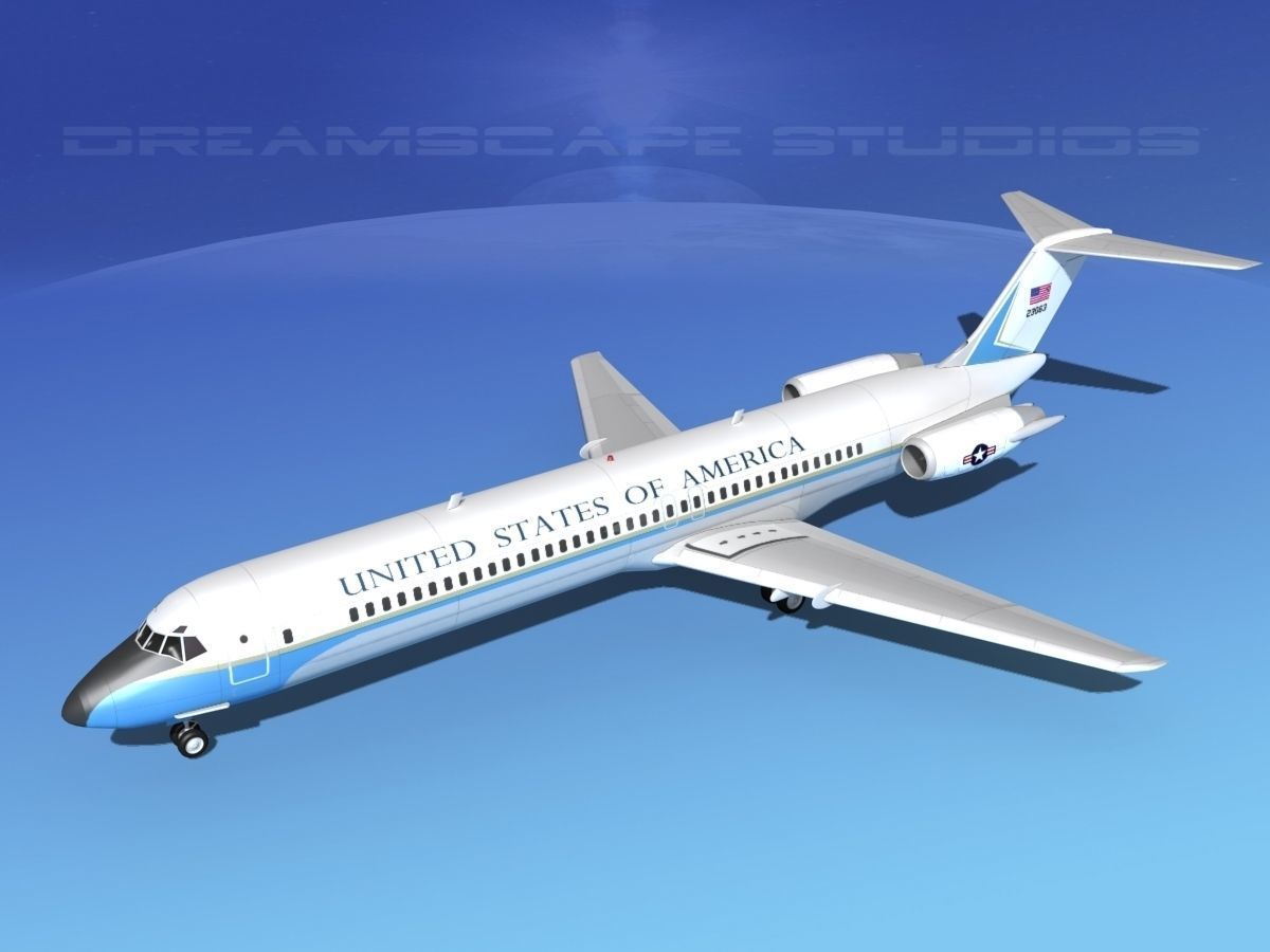 Douglas VC-9C US Government 3D model_10