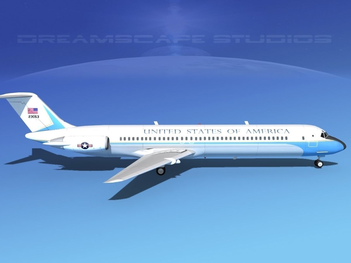 Douglas VC-9C US Government 3D model_4