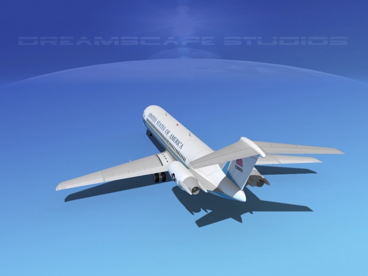 Douglas VC-9C US Government 3D model_7