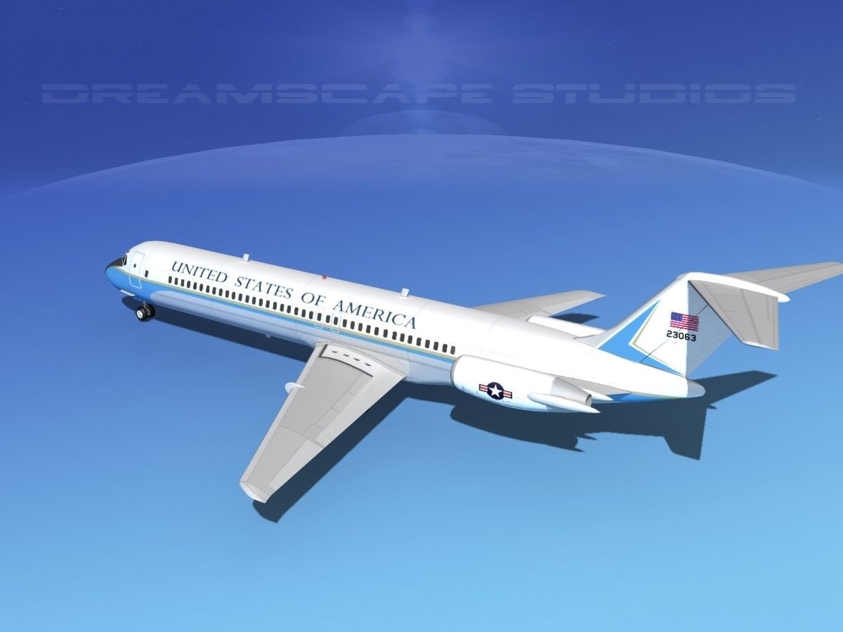 Douglas VC-9C US Government 3D model_8