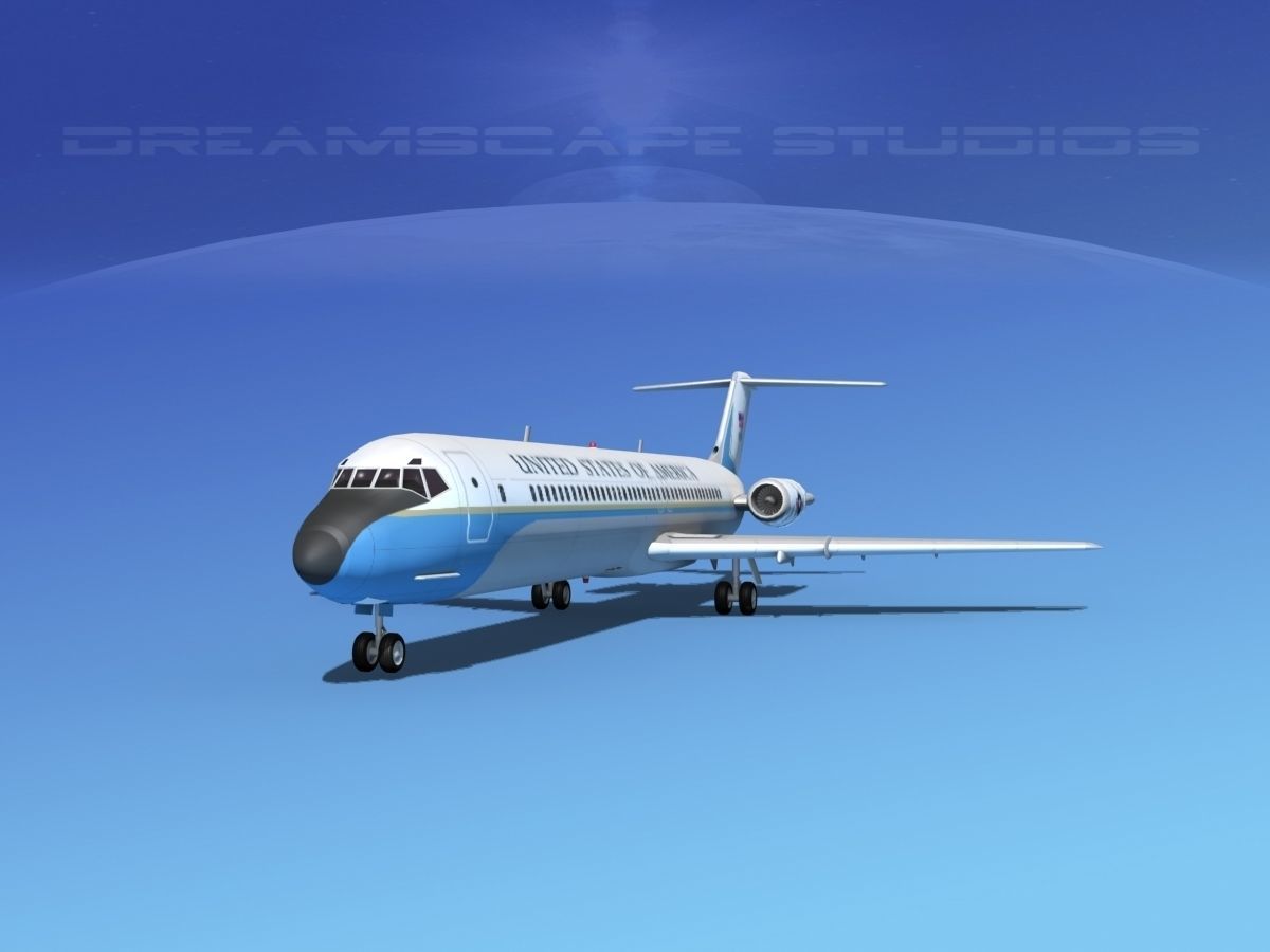 Douglas VC-9C US Government 3D model_1