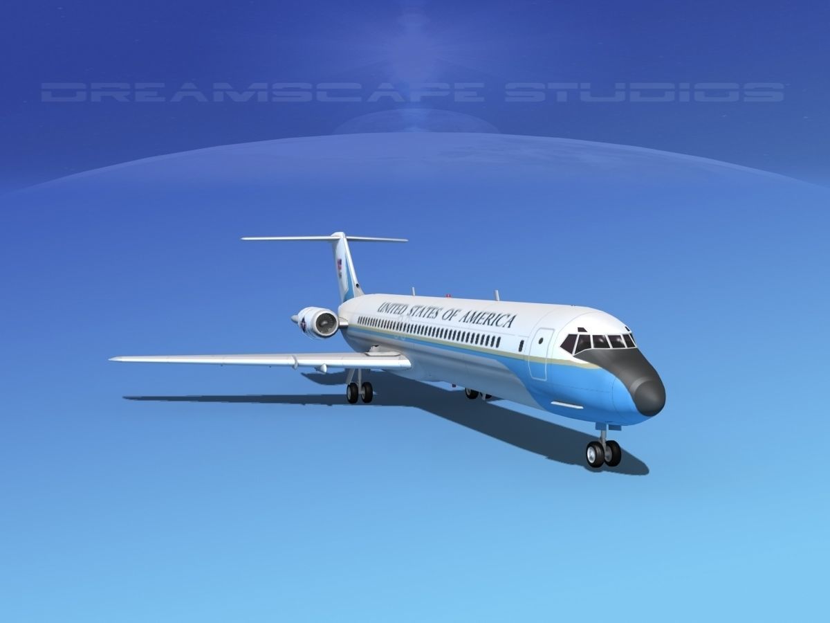 Douglas VC-9C US Government 3D model_2