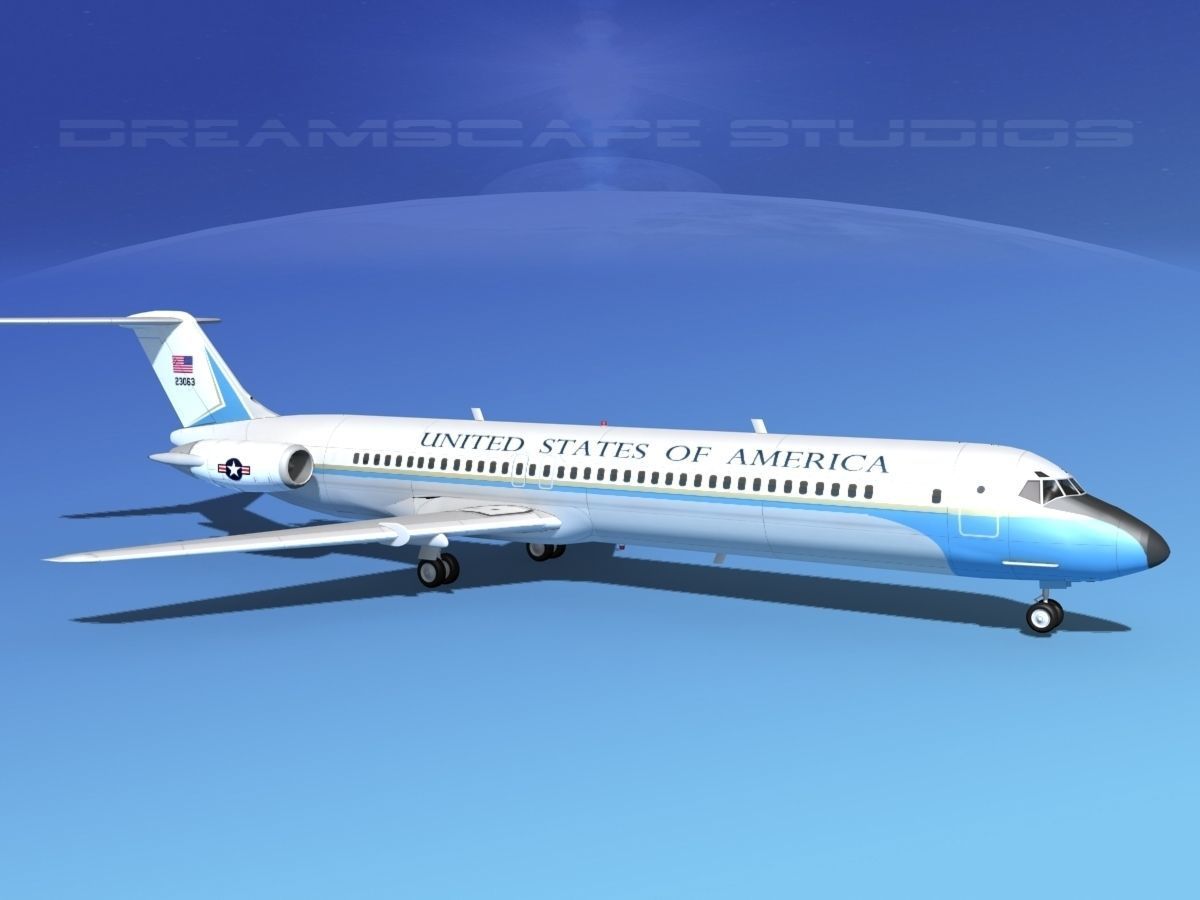 Douglas VC-9C US Government 3D model_3