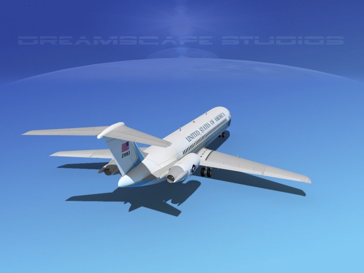 Douglas VC-9C US Government 3D model_6