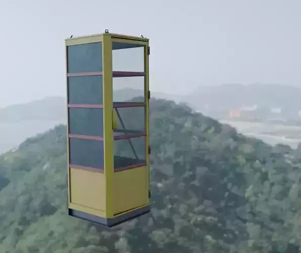 Pripyat phonebox before 1986 3D model