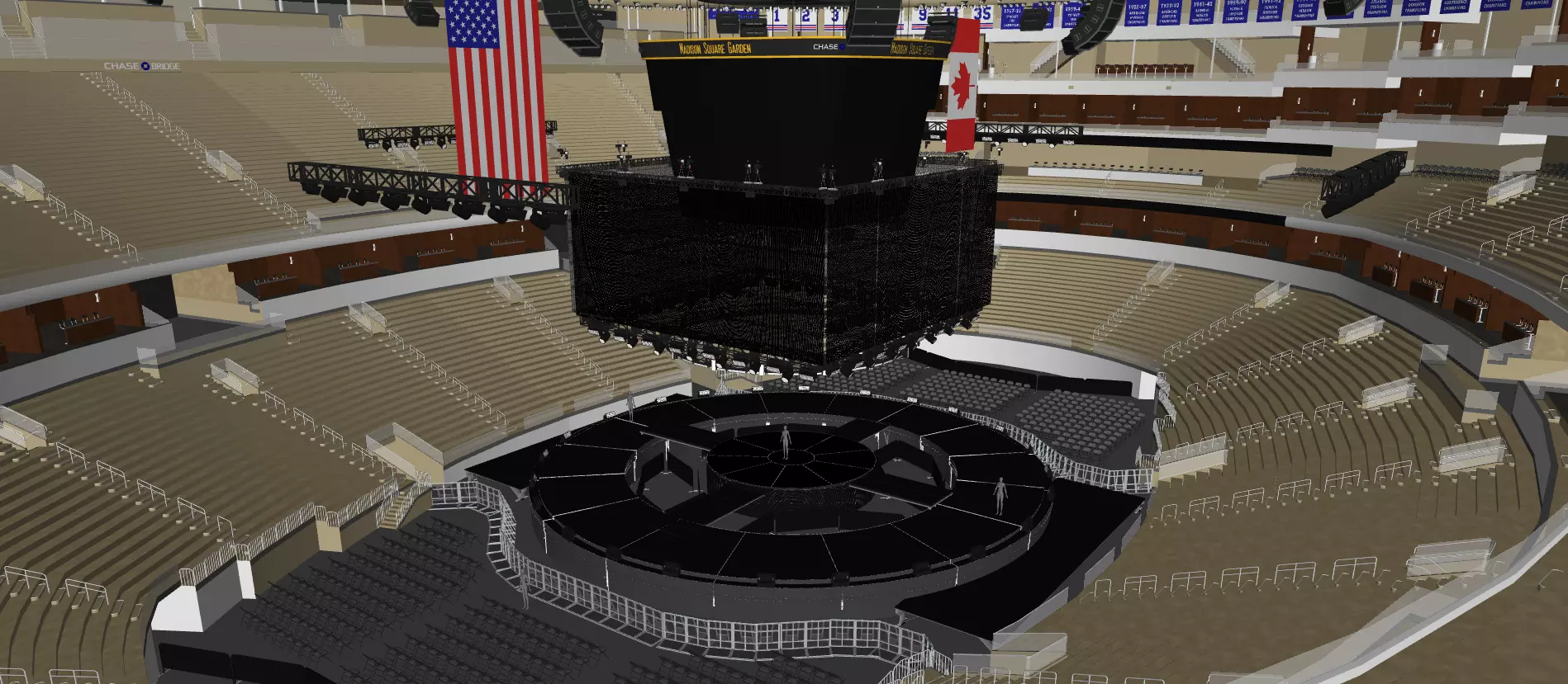360 CONCEPT STAGE at MSG 3D model