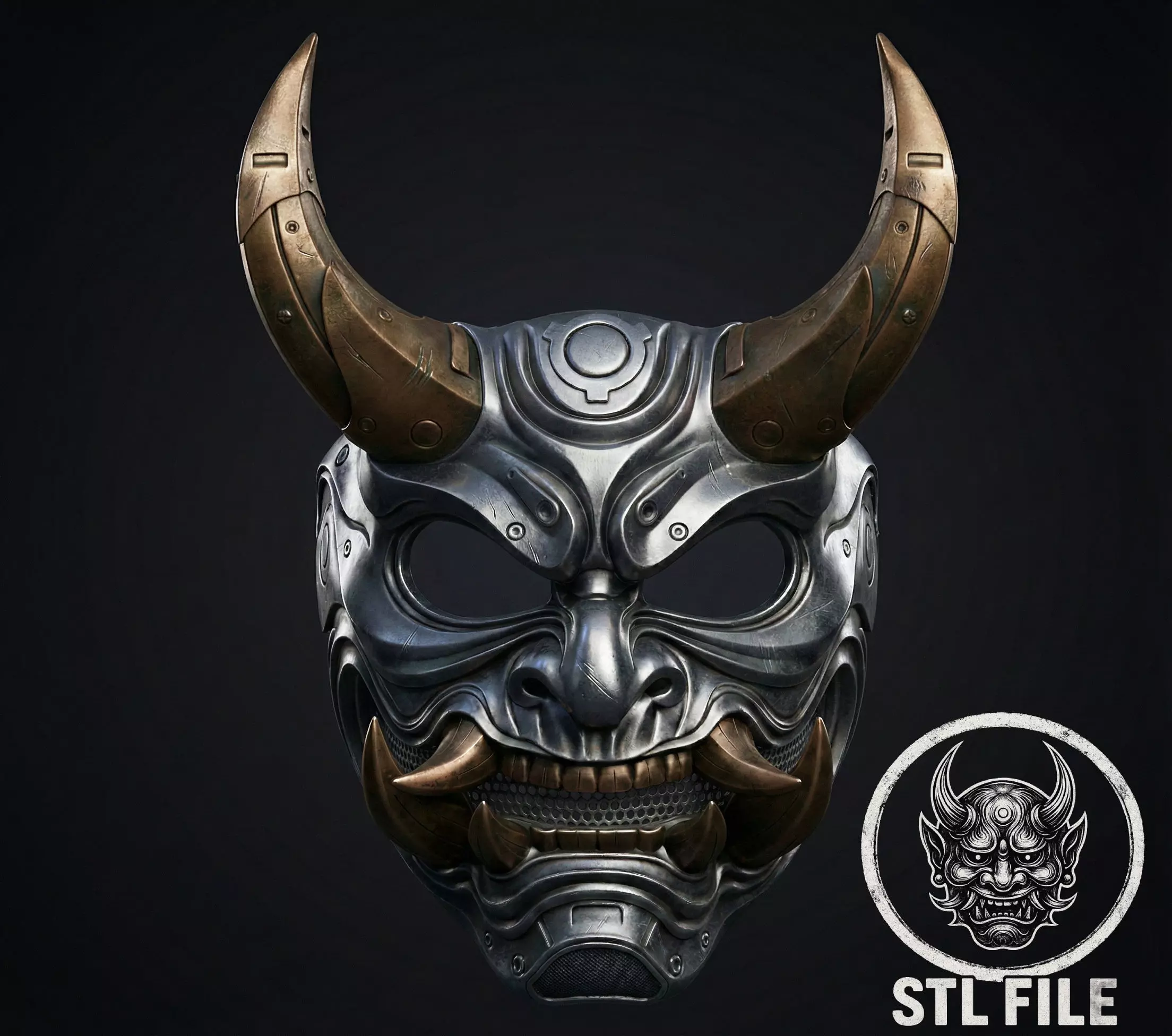 Oni Hellforge Mask 3D print model