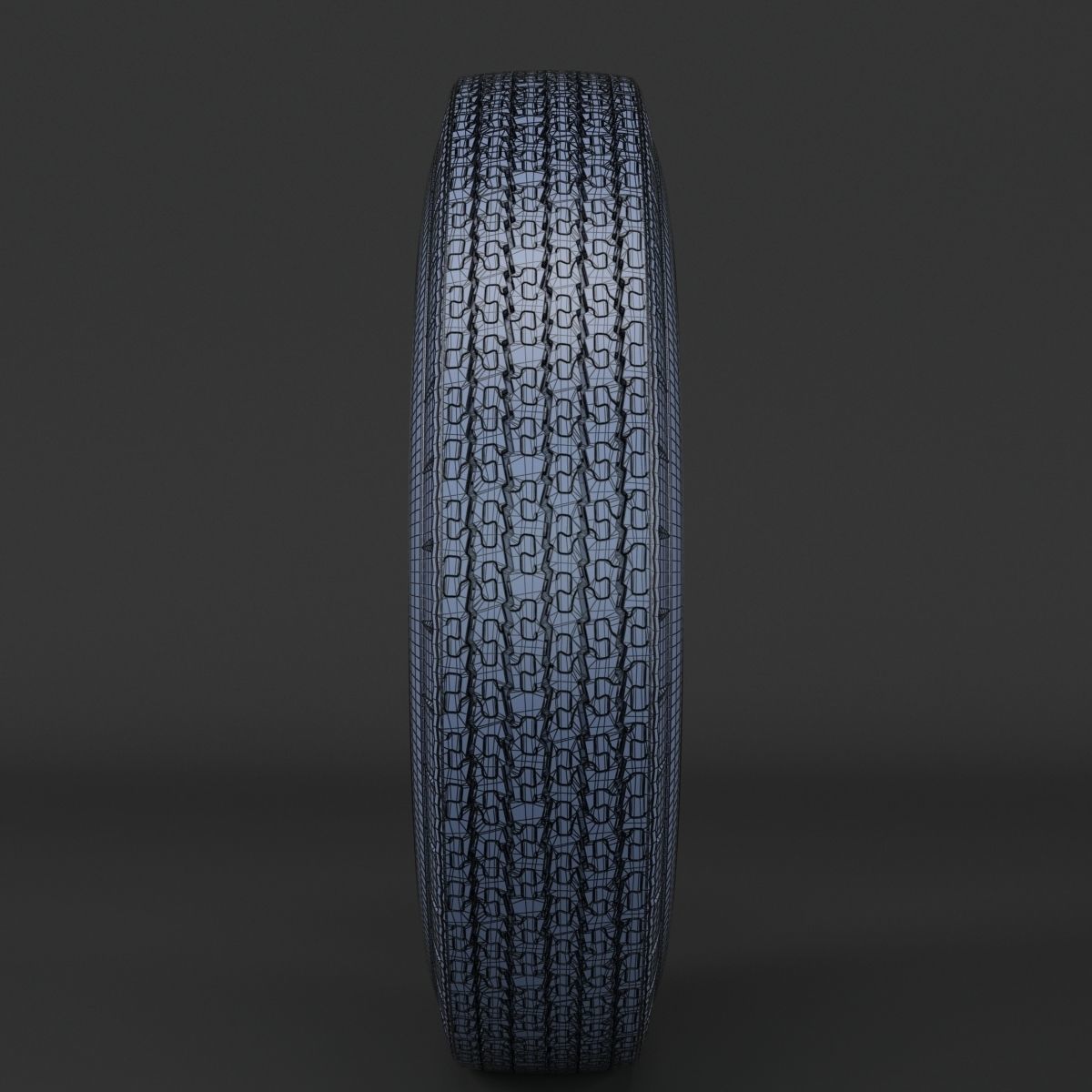Steel Wheel  Tire American Classic 3D model_14