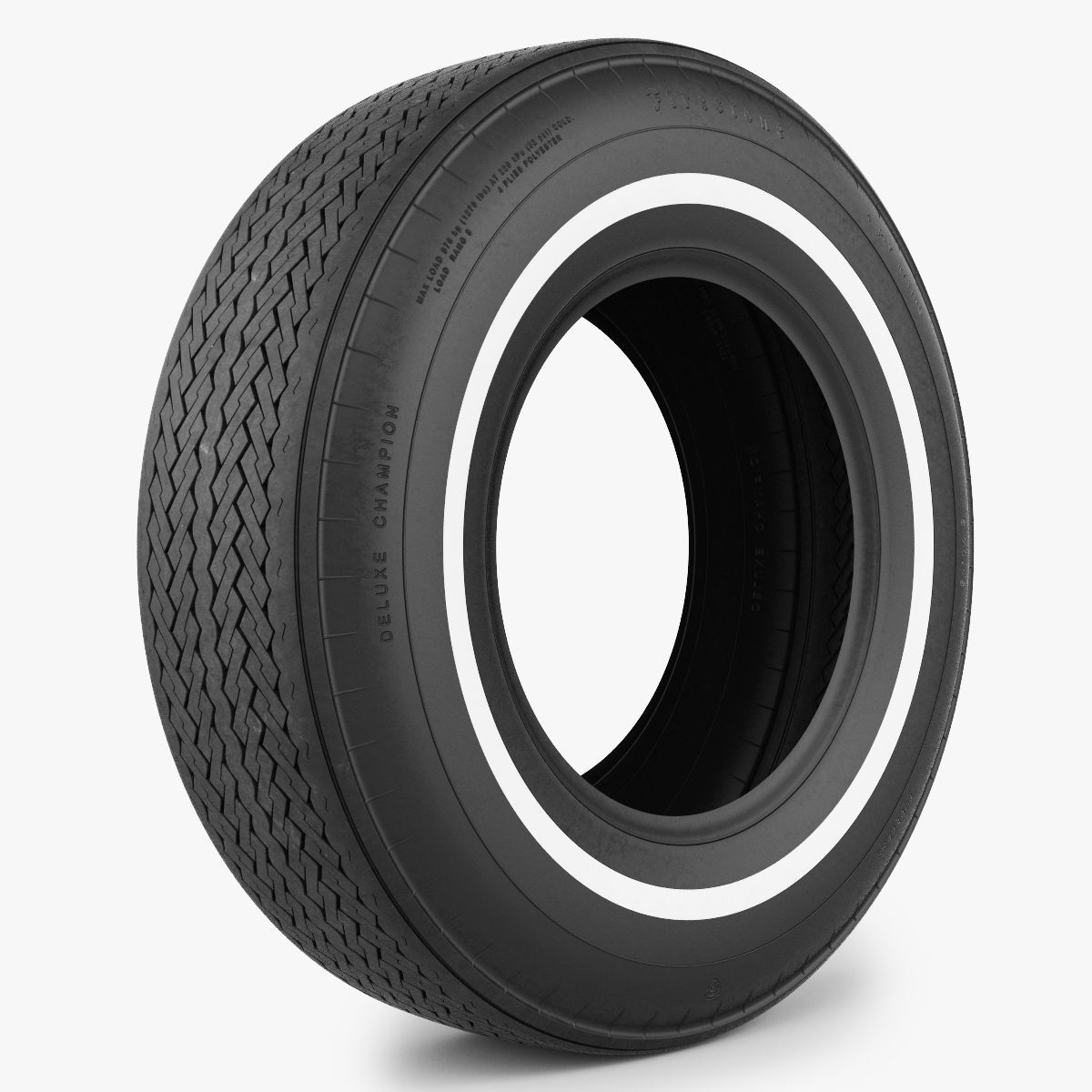 Tire Firestone 3D model_1