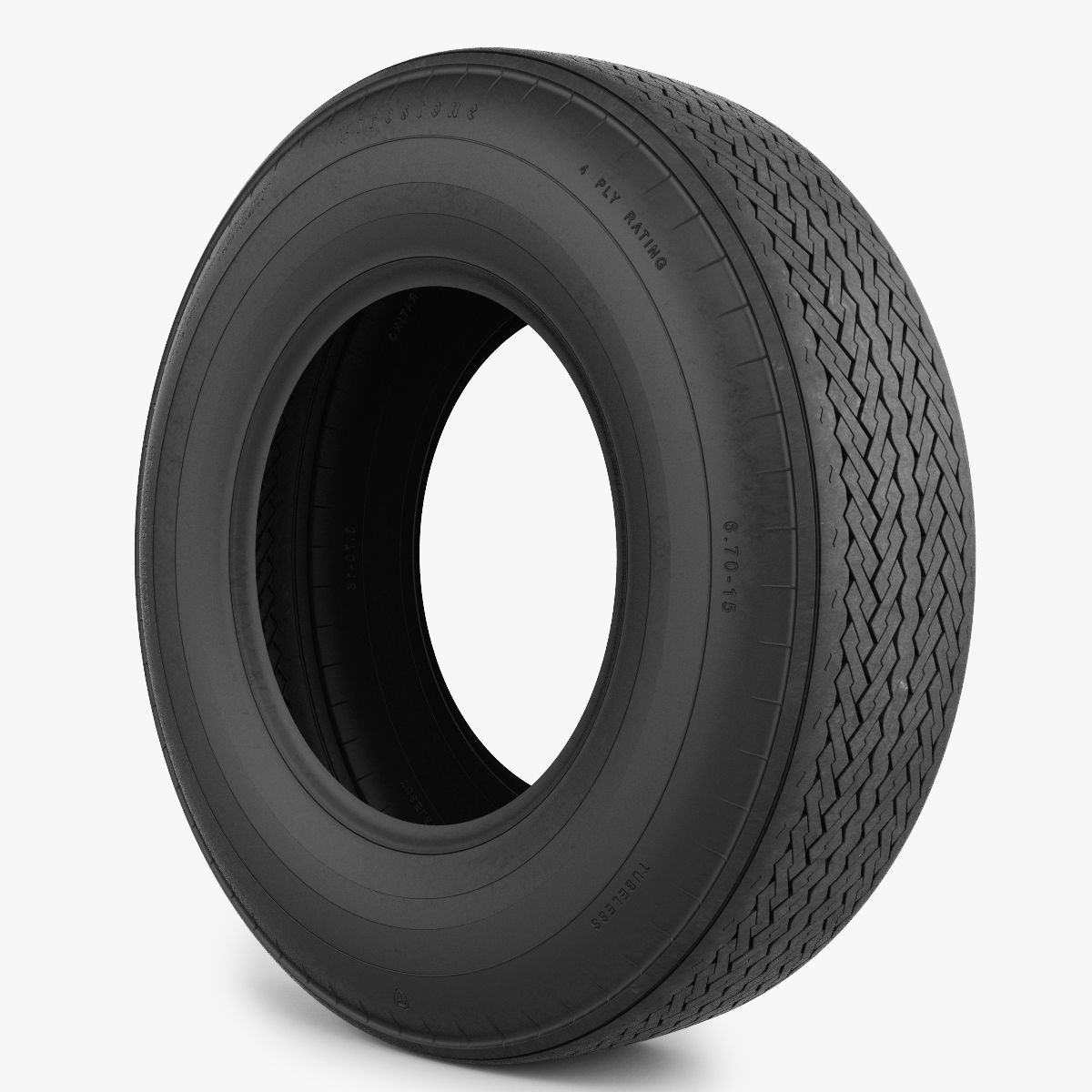 Tire Firestone 3D model_4