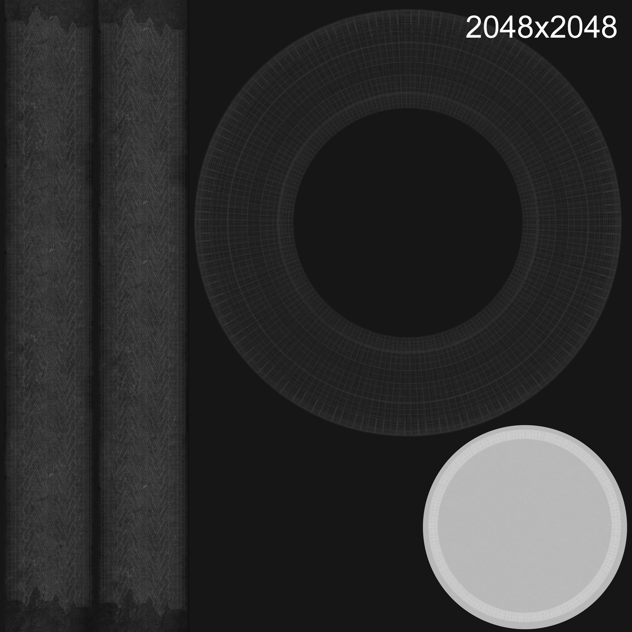 Tire Firestone 3D model_22