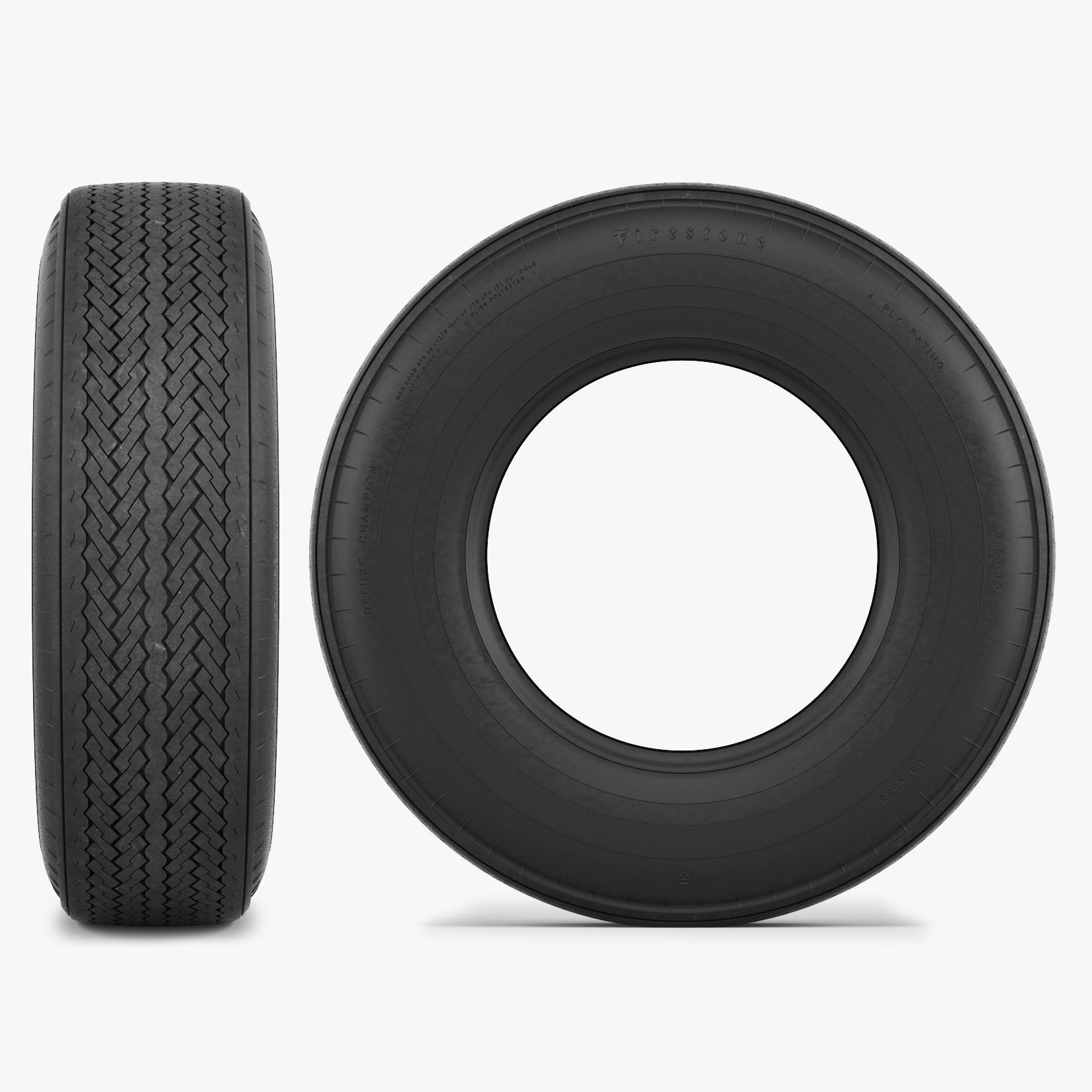 Tire Firestone 3D model_13