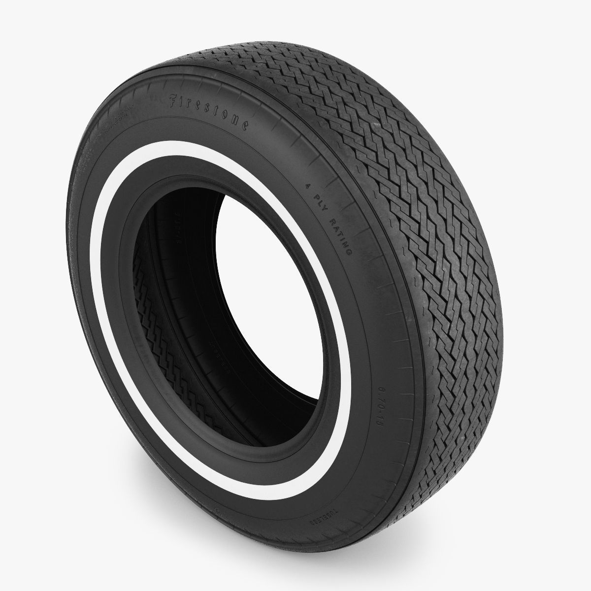 Tire Firestone 3D model_5