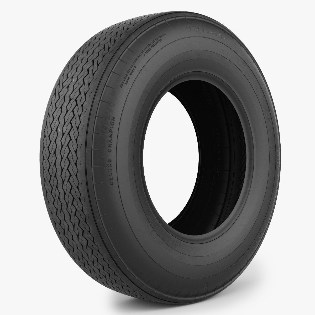 Tire Firestone 3D model_2