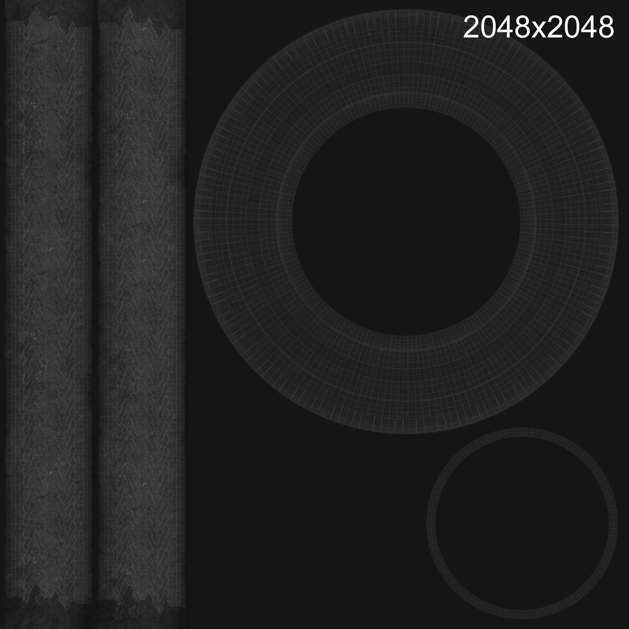 Tire Firestone 3D model_21