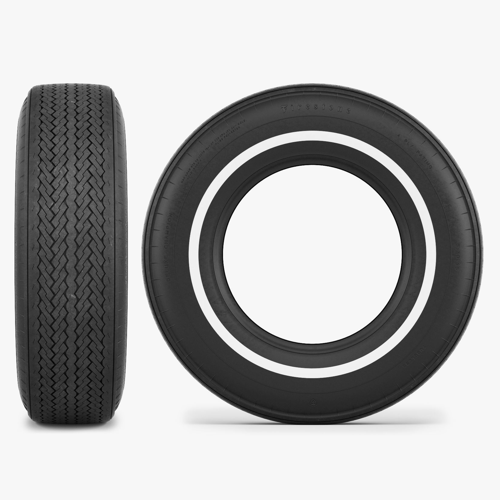 Tire Firestone 3D model_12