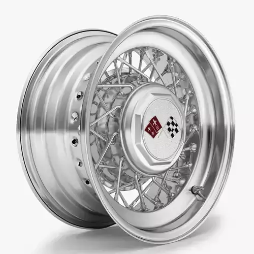 Wire Wheel Rim  3D model